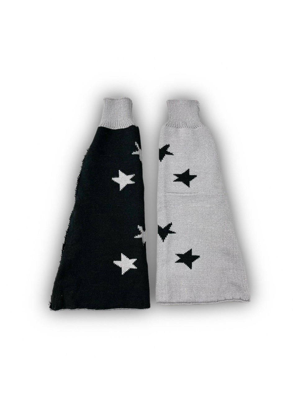 受注制【Never mind the XU】reversible star leg warmer (2color)