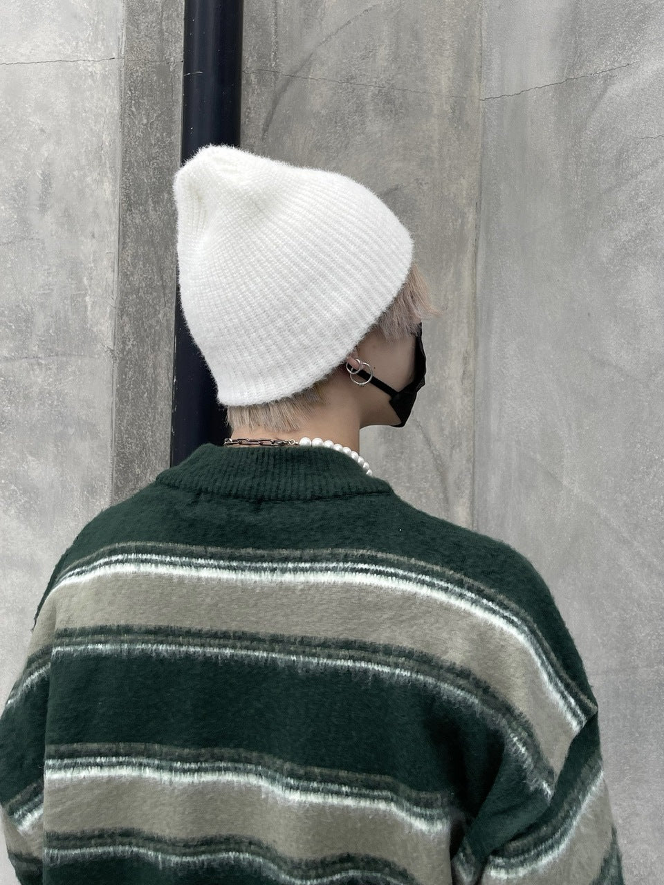 受注制【Chikashitsu +】hairy beanie (3color)