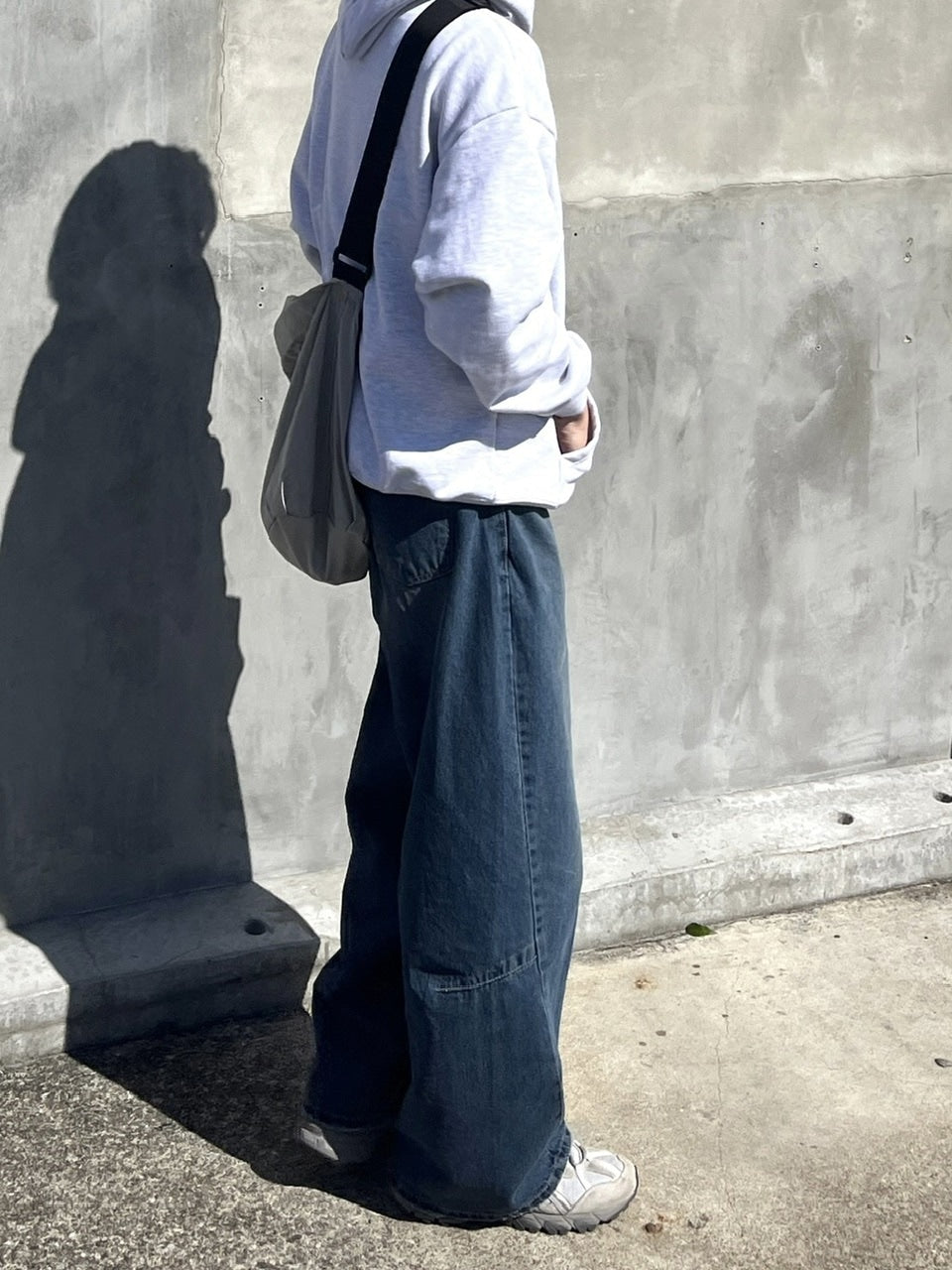 受注制【youll】denim wide pants (2color)