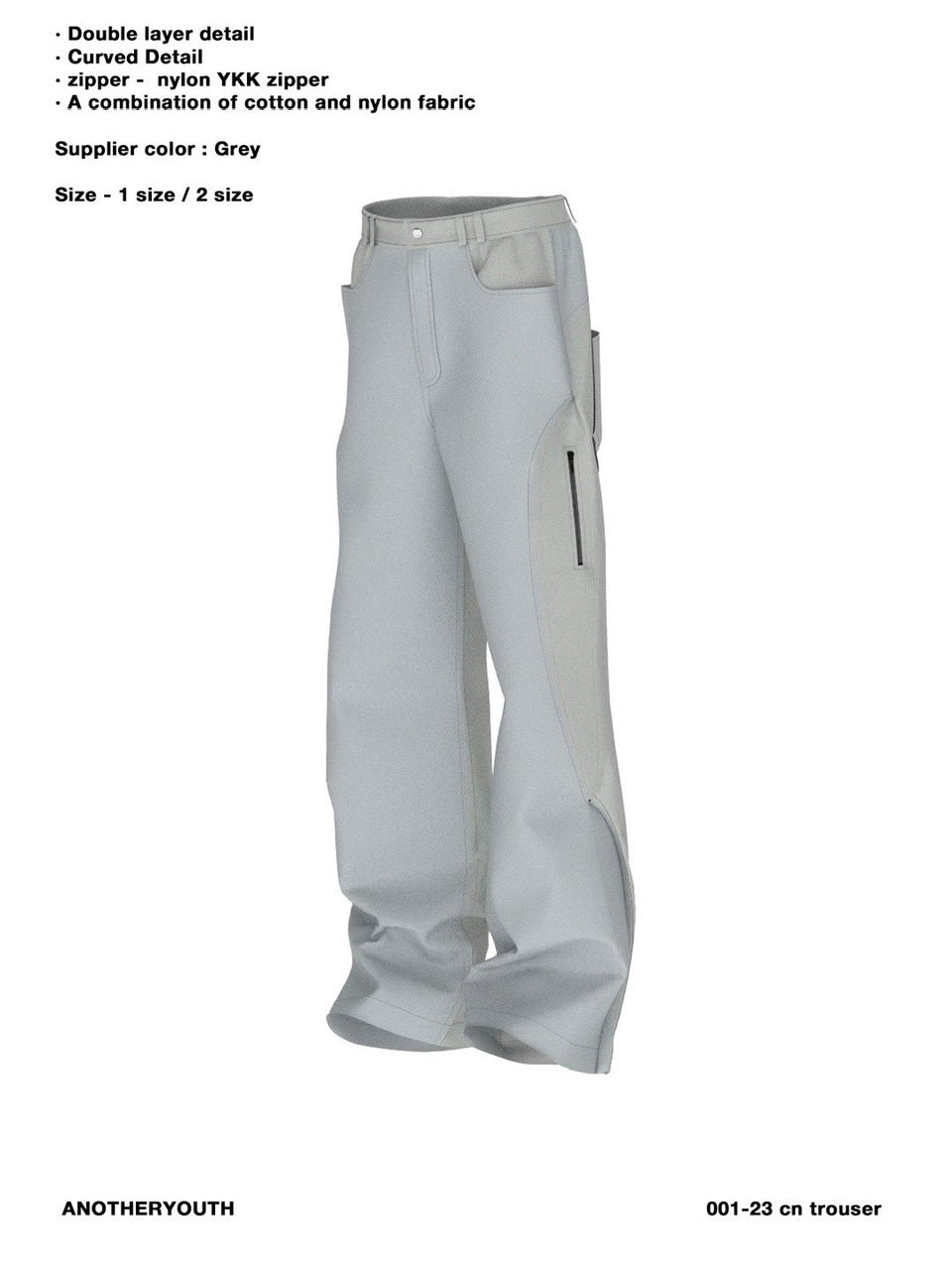 【ANOTHERYOUTH】cn trouser
