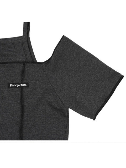 【FANCY CLUB】CUT-OUT OFF SHOURDER