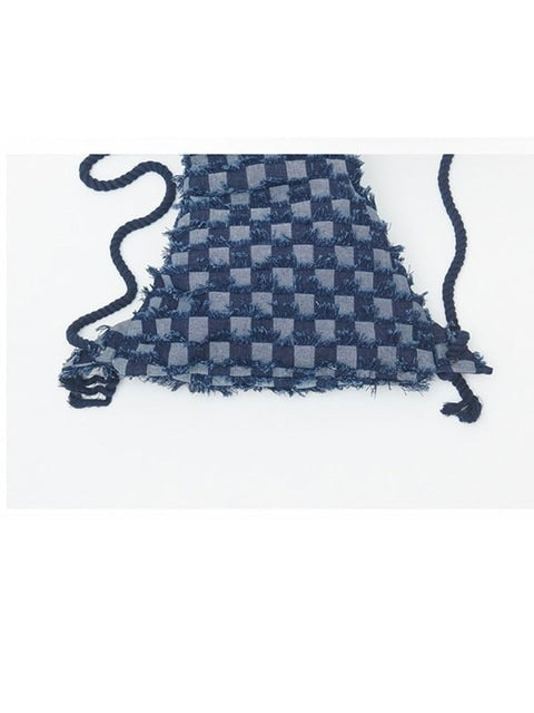 【SSERPE】CHECKERBOARD VAGABOND BAG