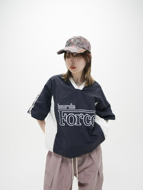 受注制【Never mind the XU】FORCE nylon tee (3color)