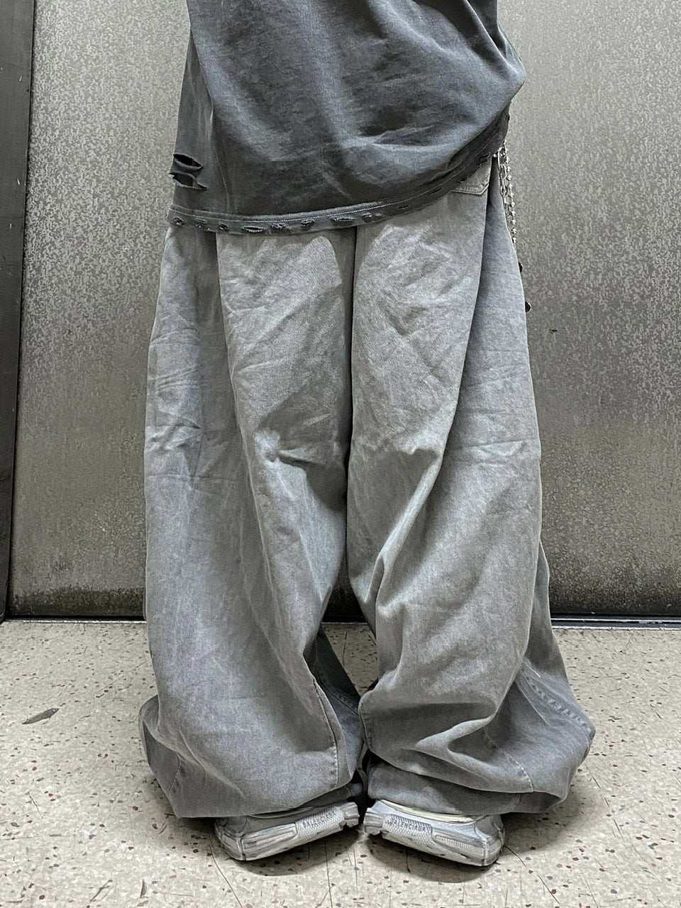 受注制【Never mind the XU】washing darts pants (4color)