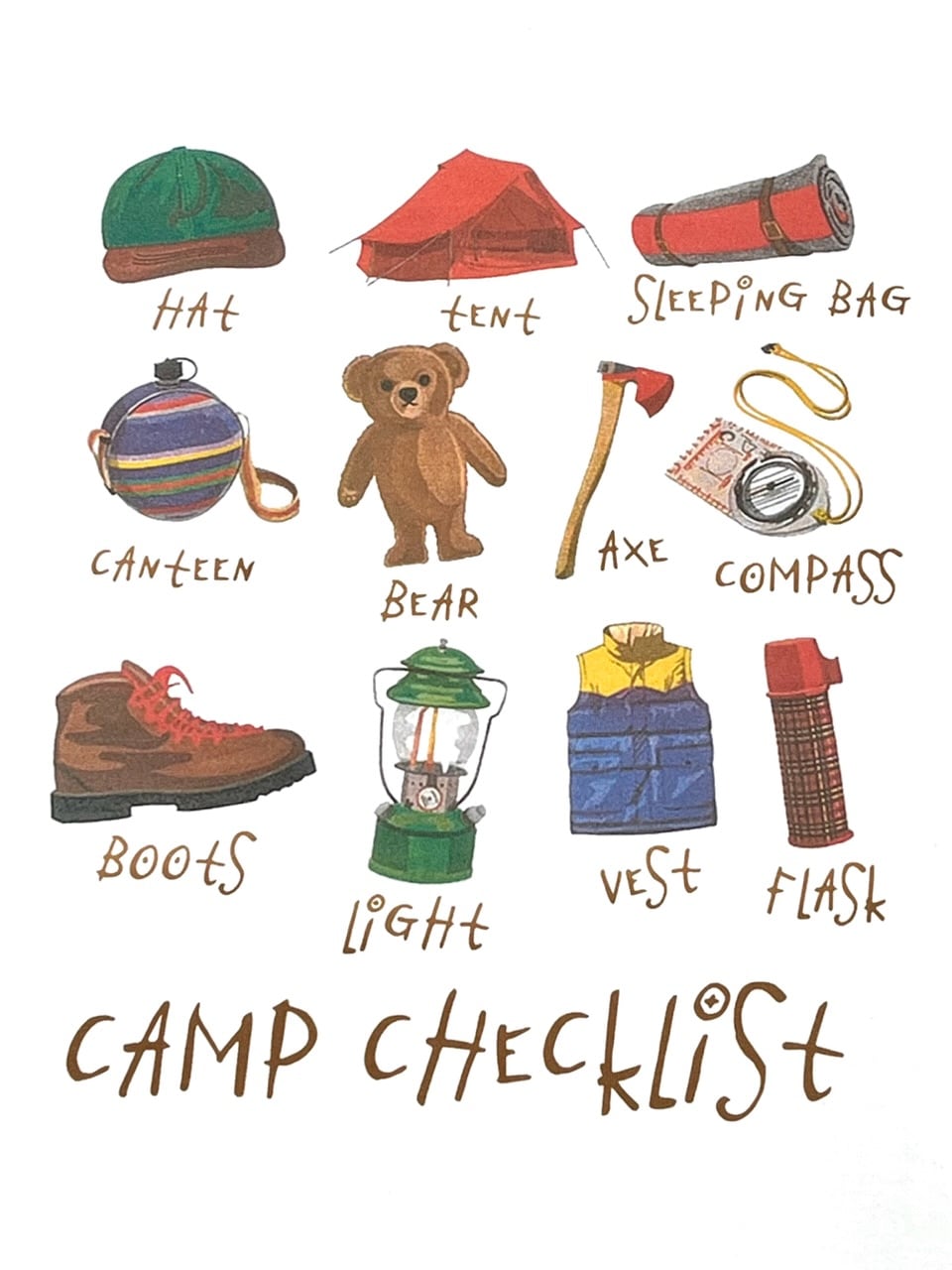 受注制【youll】camp check list tee (3color)