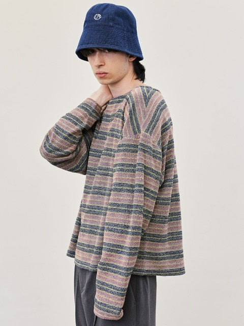 【RE:ON STUDIO】REON LOGO DENIM BUCKET HAT