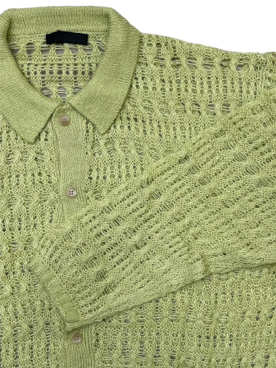 受注制【Chikashitsu +】pastry collar knit cardigan (5color)