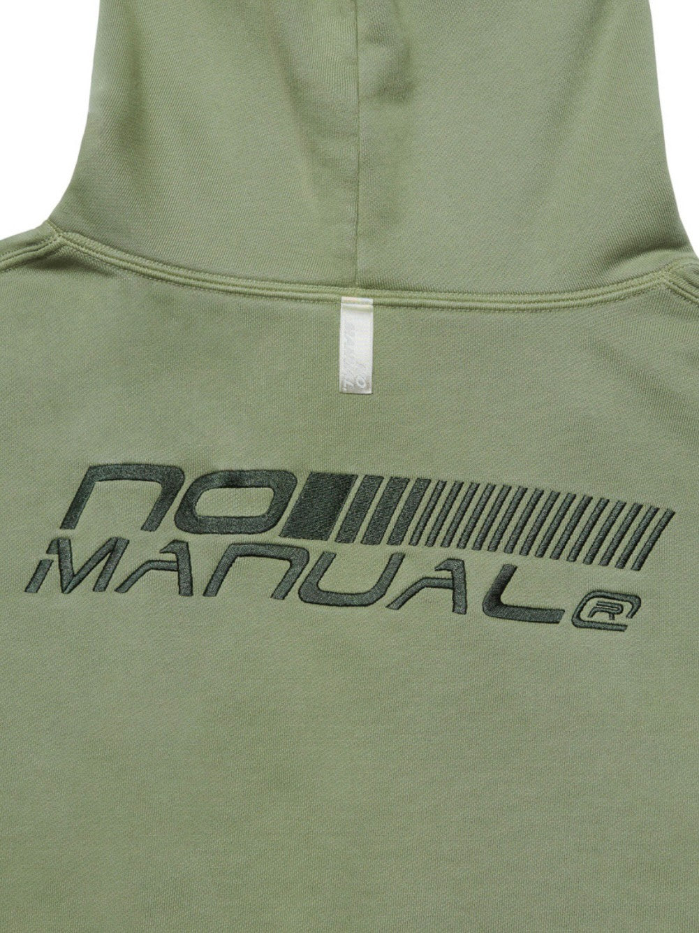 【NOMANUAL】OVERDYED SPEED LOGO HOODIE