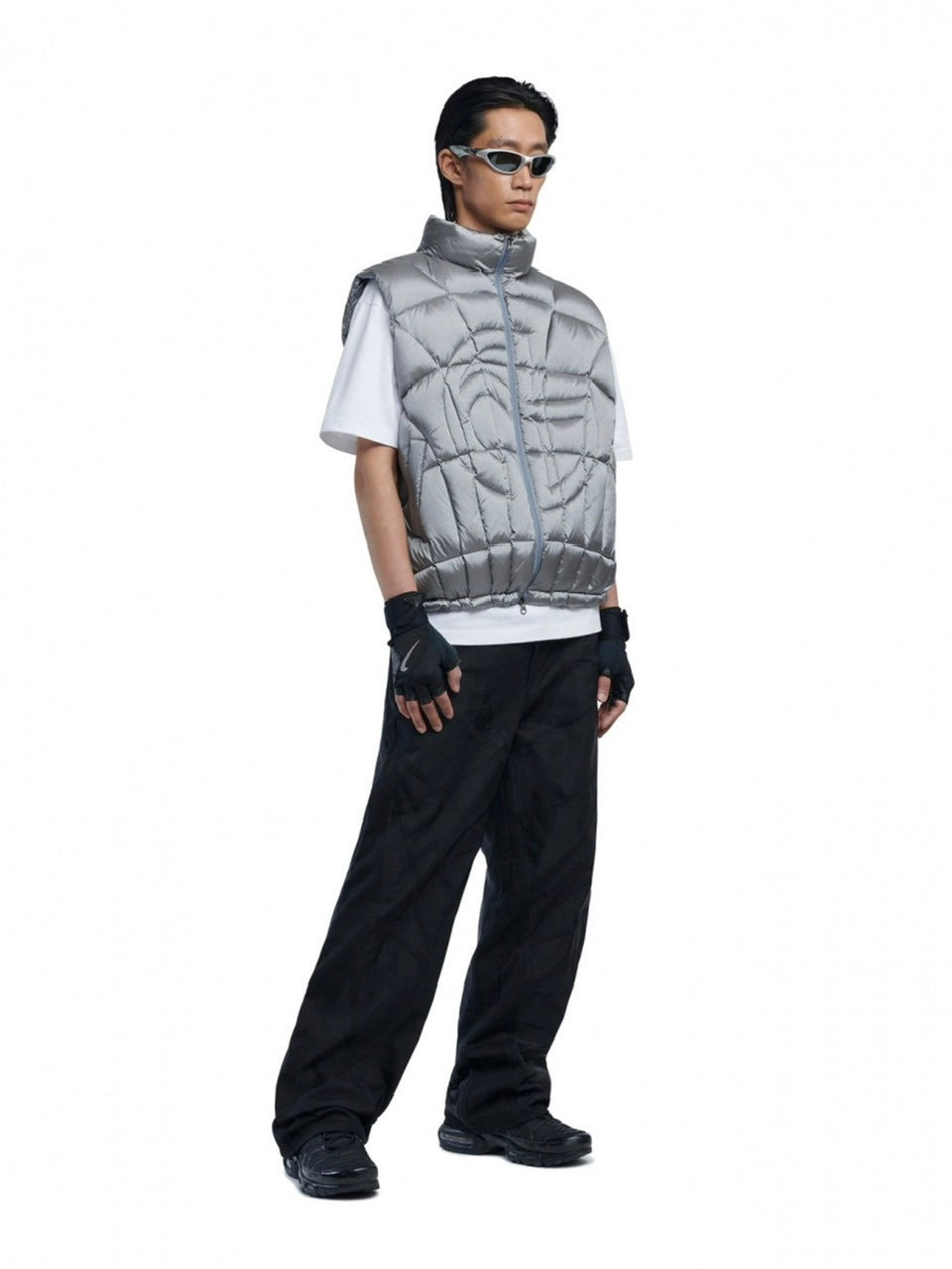 【NOMANUAL】STITCHED SYMBOL PADDING VEST