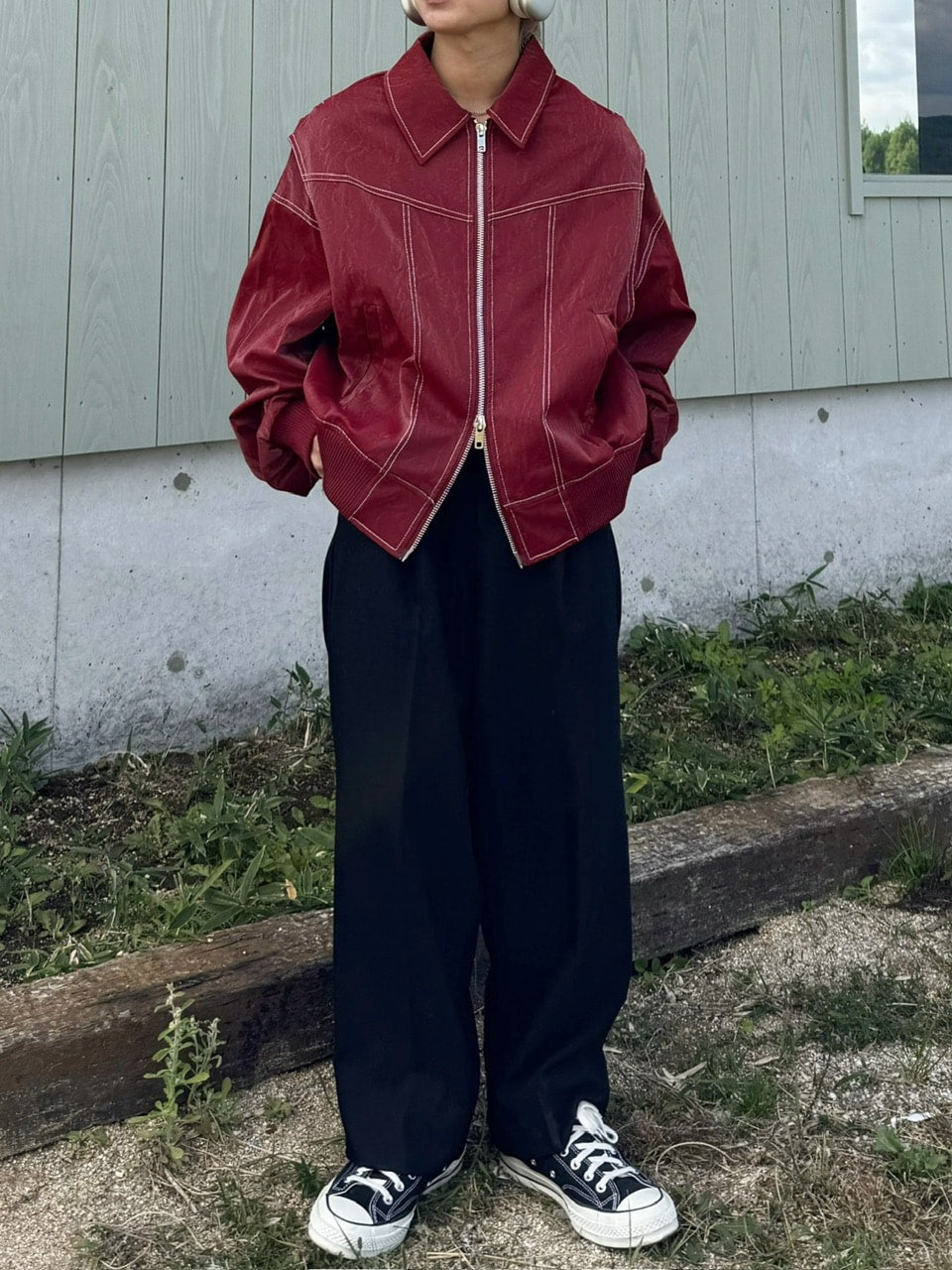 受注制【RENOL】viper leather jacket (3color)