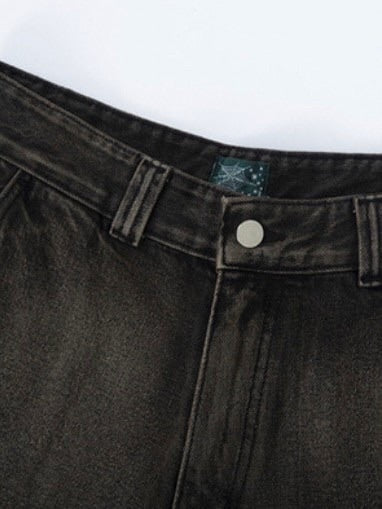 【THECOLDESTMOMENT】TCM block denim pants