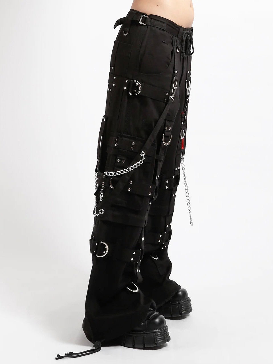 【TRIPP nyc】HARNESS DARK STREET PANTS[AF7142M] / 【トリップ エヌワイシー】ダークハーネスボンテージワイドパンツ