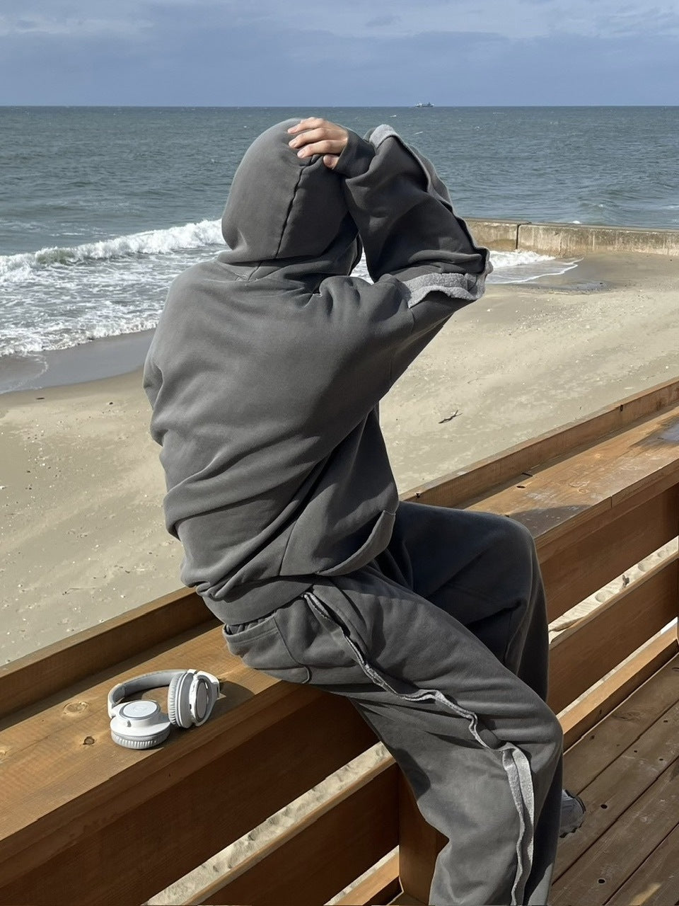 【youll】set up pigment sweat pants (2color)