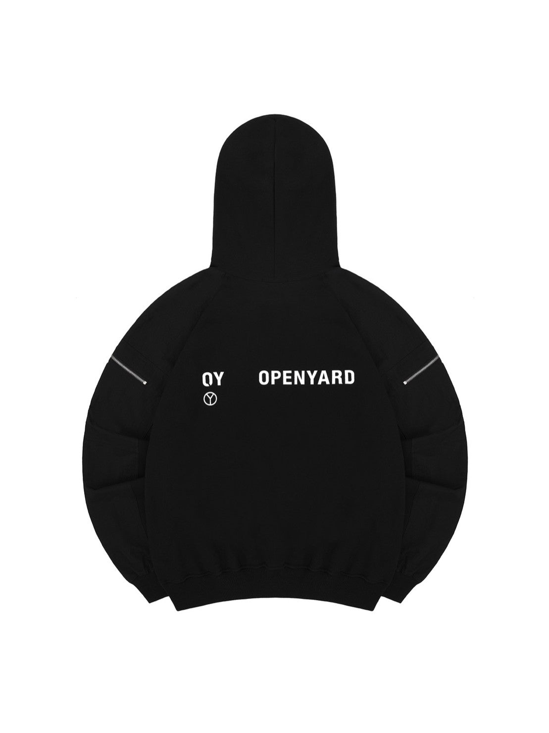 【OY】PANEL CONTRAST POCKET HOODIE