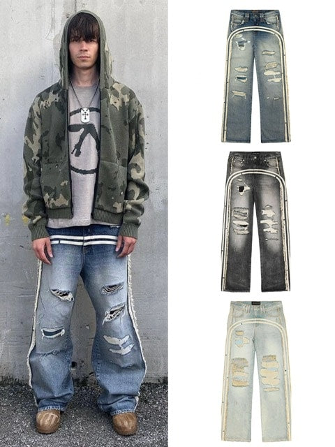 【RACER WORLDWIDE】Track Jeans