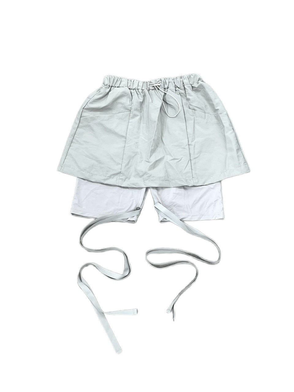 【Never mind the XU】biker short & skirt set (2color)