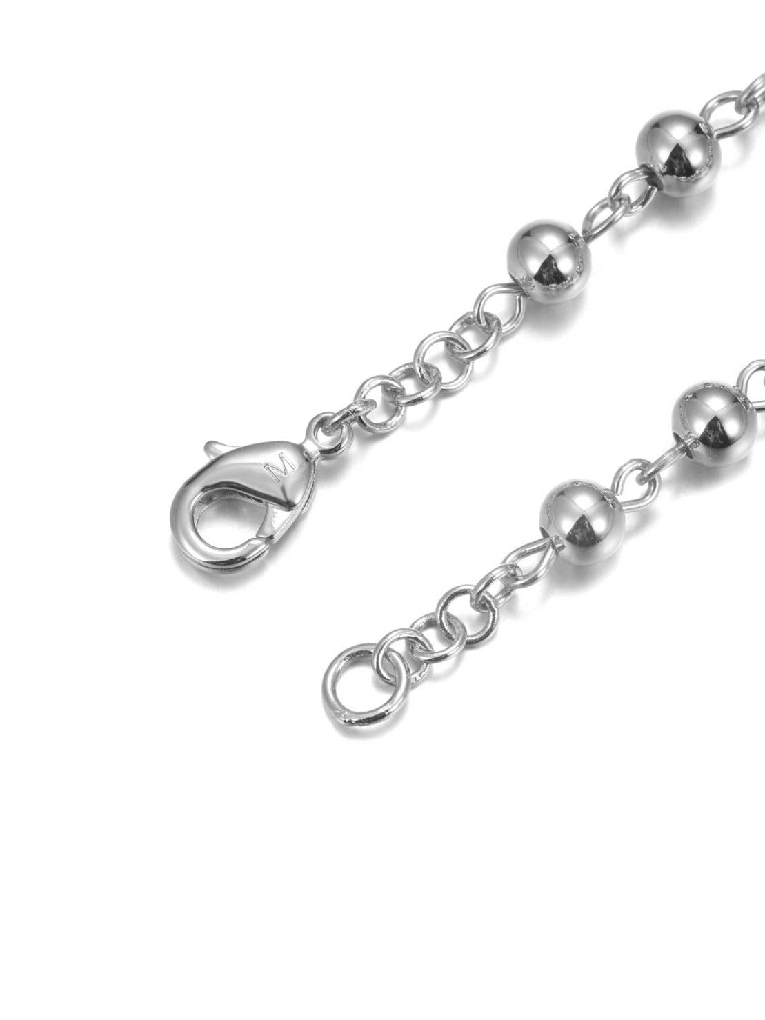 【MR. ENJOY DA MONEY】Sword and rose necklace