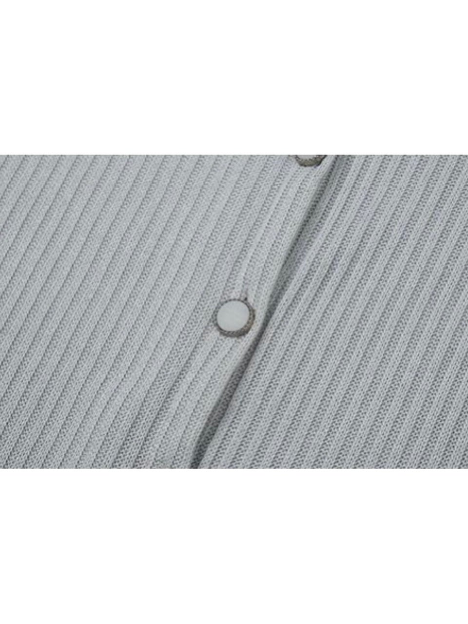 【Uglyshadow】BEAD KNIT OFF-SHOULDER / 【アグリーシャドウ】ビーズロングオフショルダー長袖カーディガン