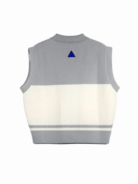 【ARCH by ROARINGWILD】ACADEMIC ZIPPER KNIT VEST