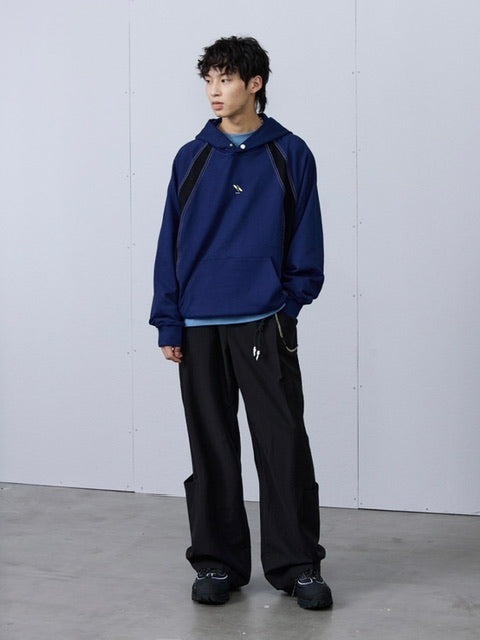 【ARCH by ROARINGWILD】STITCH PATCHWORK HOODIE