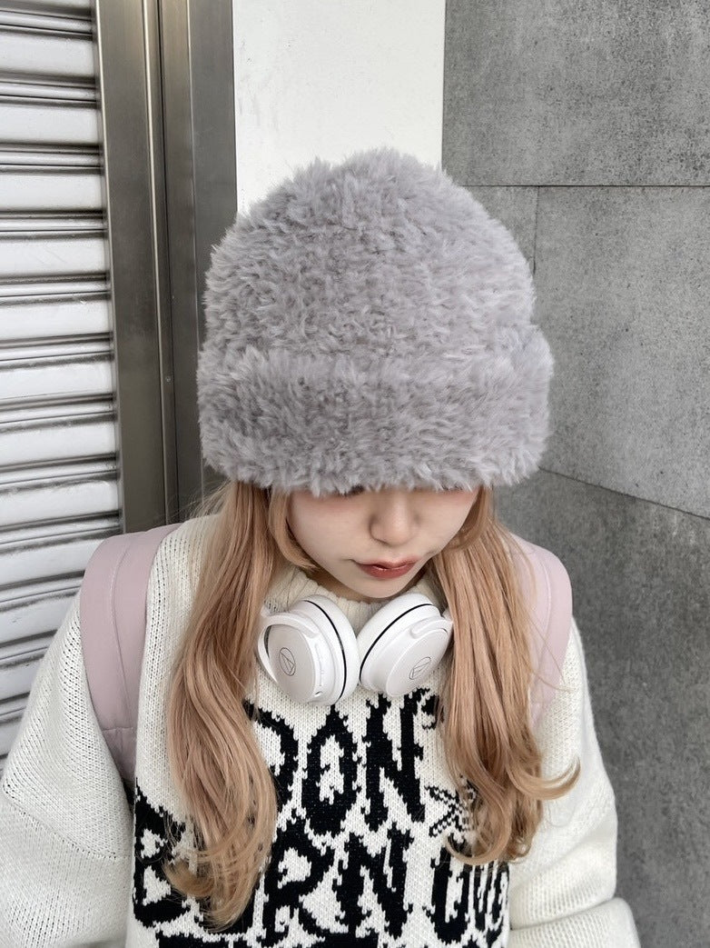 受注制【nmtc +】hairy beanie (3color)