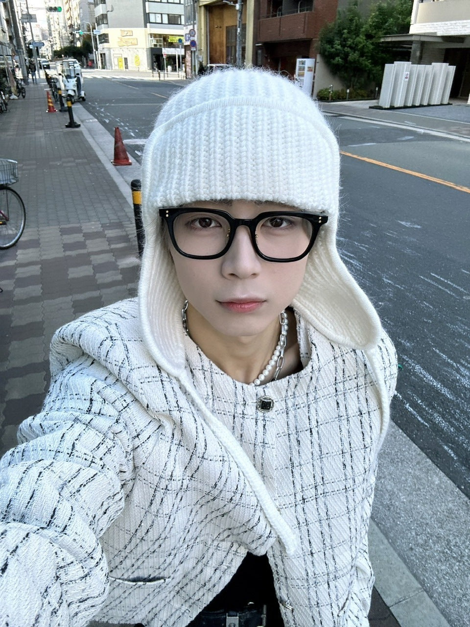 受注制【Chikashitsu +】flight knit cap (5color)