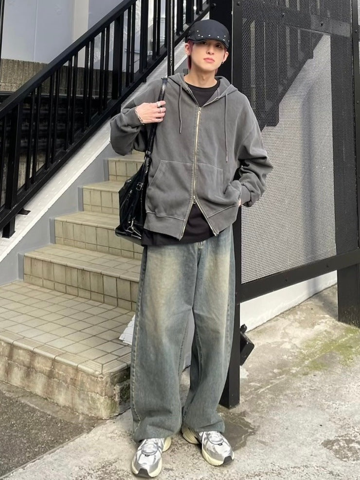 受注制【nmtc +】double zip up hoodie (2color)