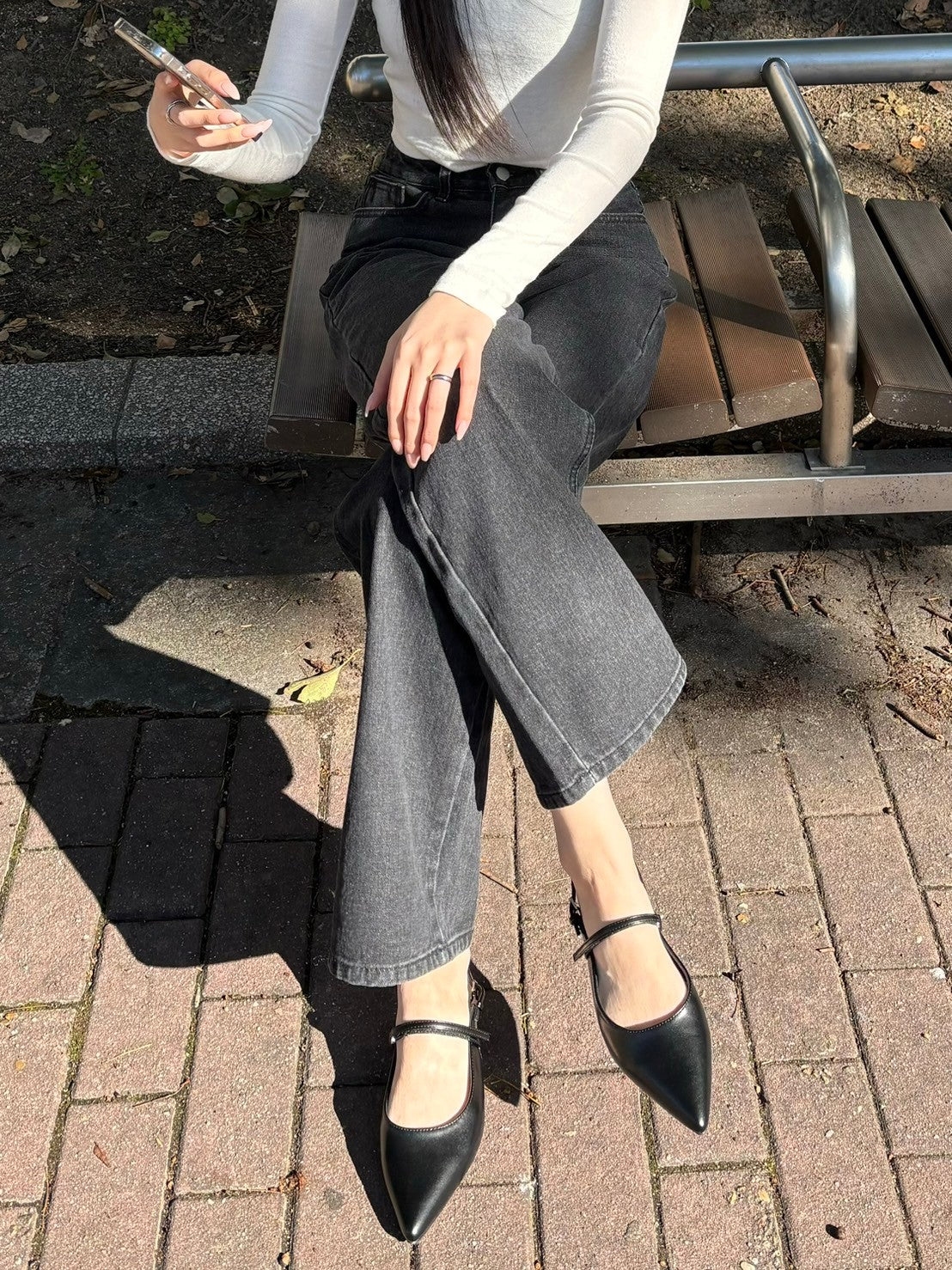 受注制【Chikashitsu + LADIES】pointed toe pumps (2color)