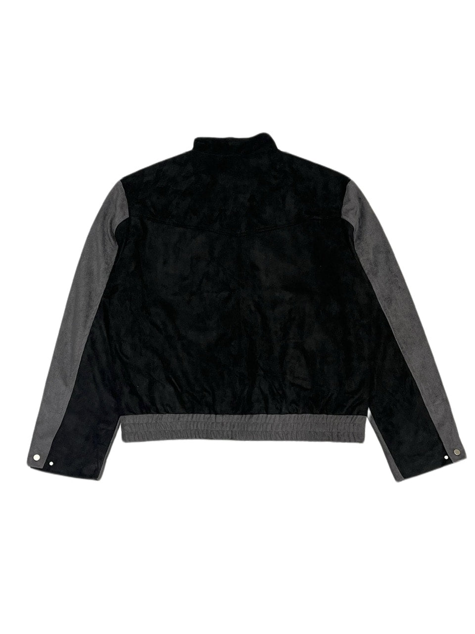 受注制【Never mind the XU】rivet suede biker jacket