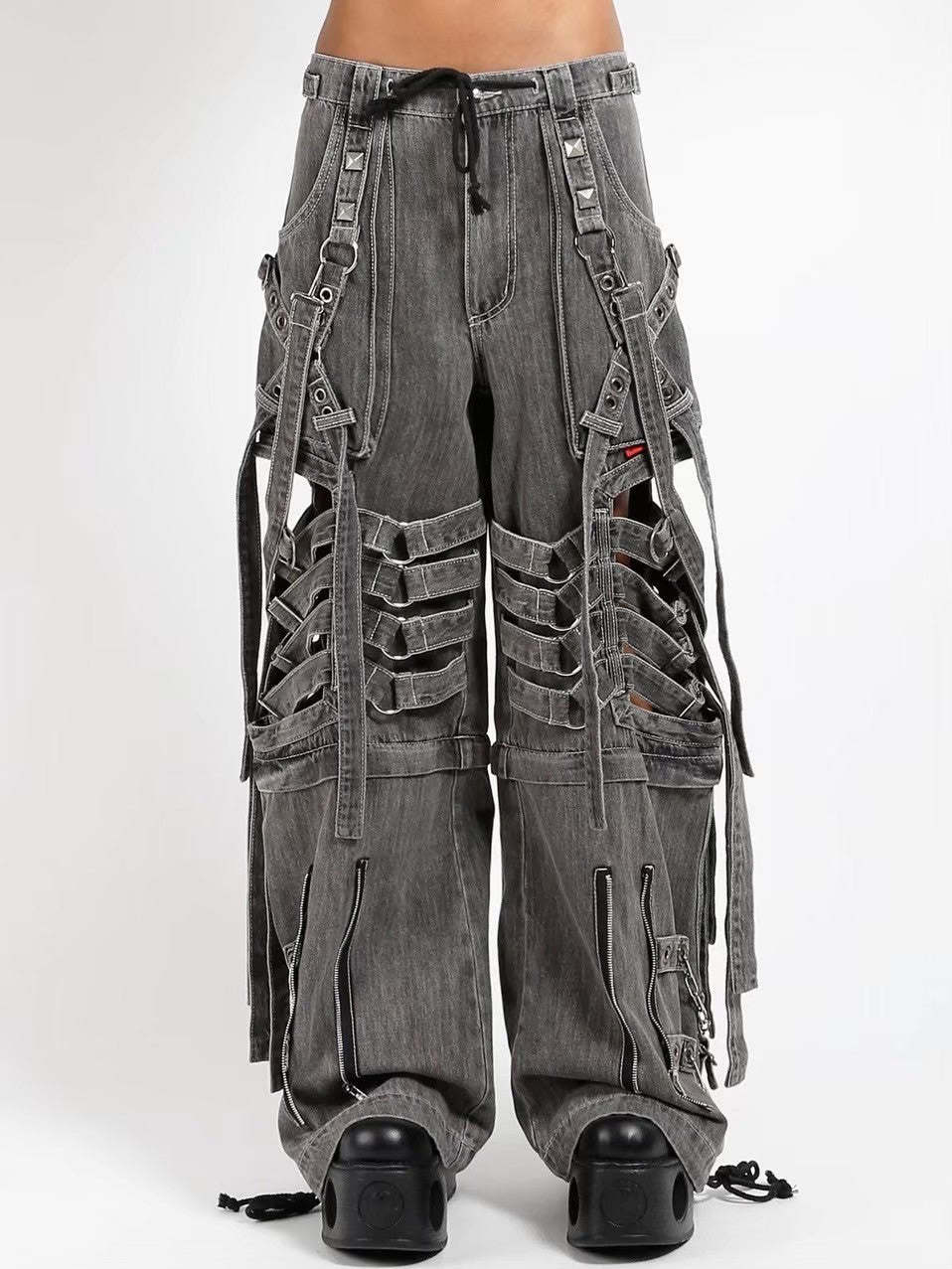 【TRIPP nyc】SUPER CUT OUT PANT[JM7130M] / 【トリップ エヌワイシー】カットアウトボンテージワイドパンツ