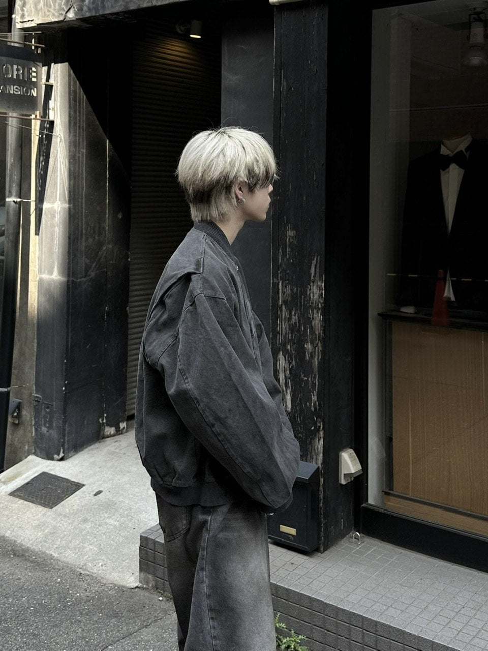 大阪店WEB限定受注制【Chikashitsu +】pigment MA-1 blouson