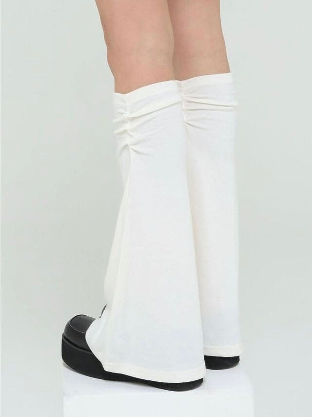 【Uglyshadow】SOFT SHIRRING LEG WARMER