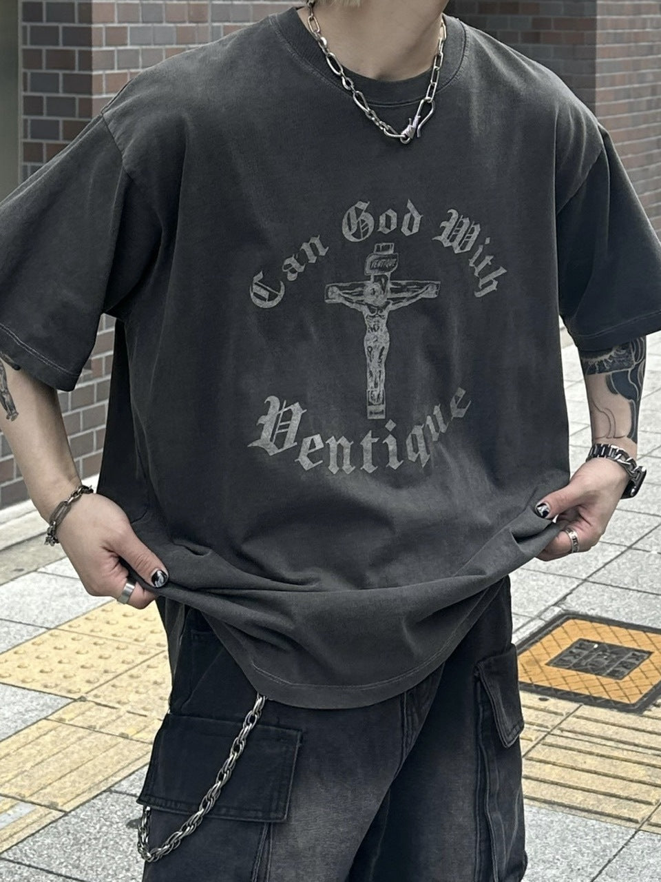 大阪店WEB限定【Chikashitsu +】original chain bracelet