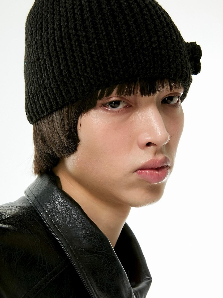 【ESC STUDIO】rose beanie made by mom and aunt