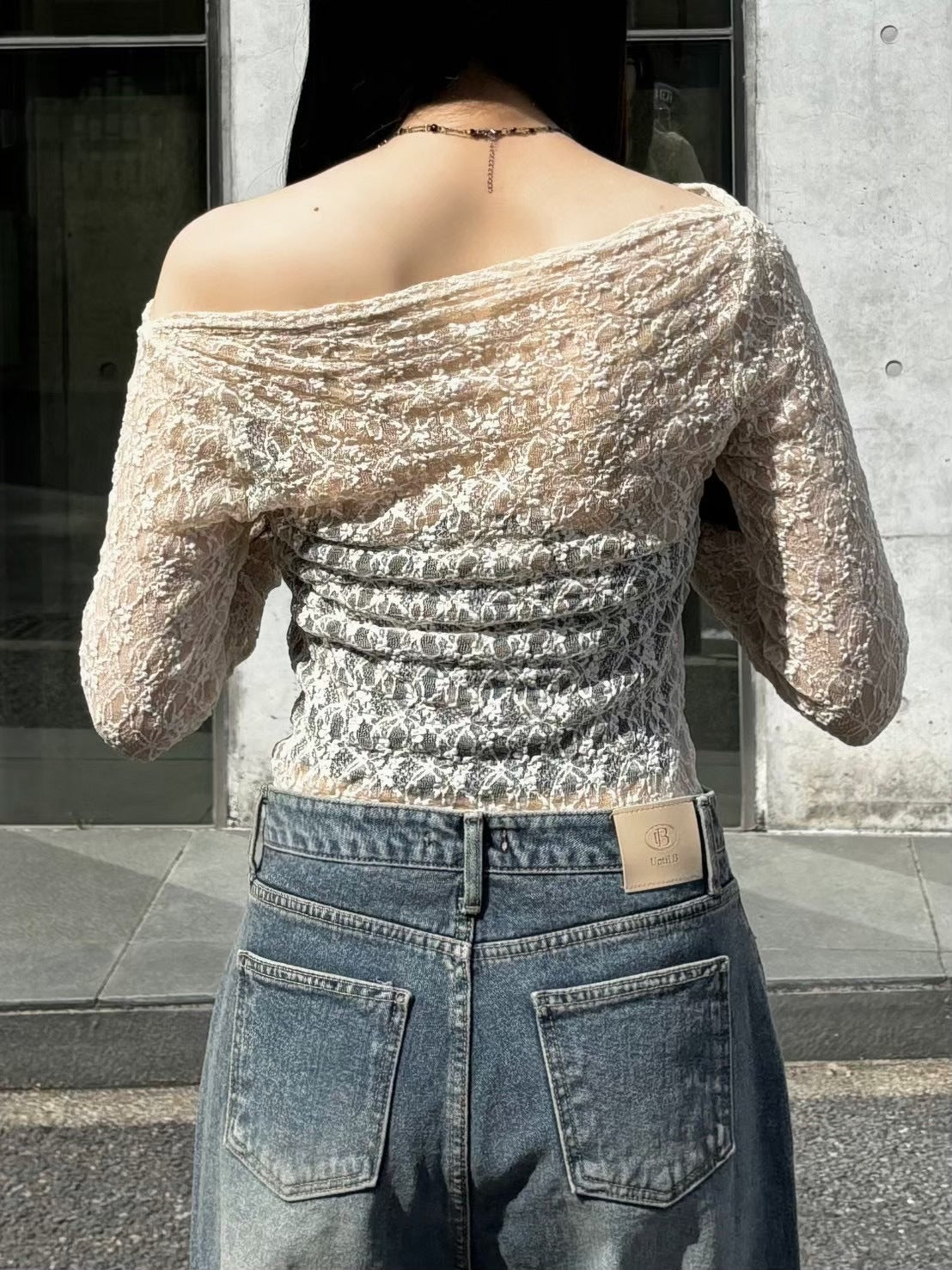 受注制【OaKS】off shoulder race tops