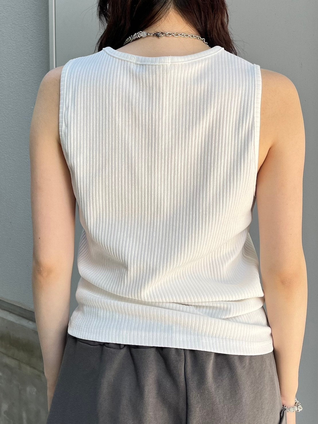 受注制【nmtc +】tight tank top (3color)