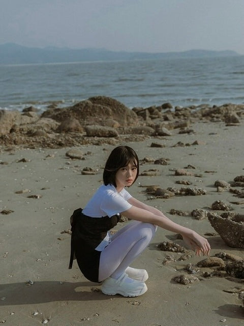 【FLAREUP】Bustier Layered T-Shirt