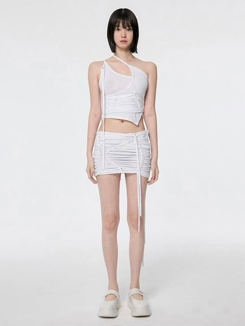 【FLAREUP】Handmade Twisted Skirt