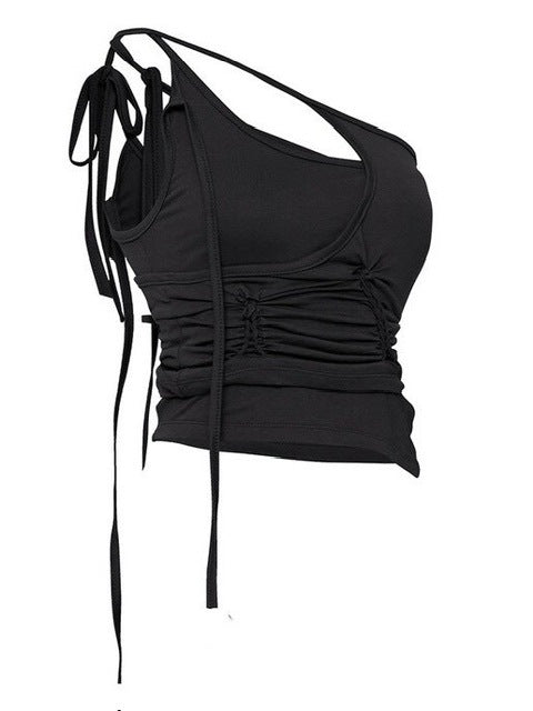 【FLAREUP】[SET] Handmade Twisted Layered Top