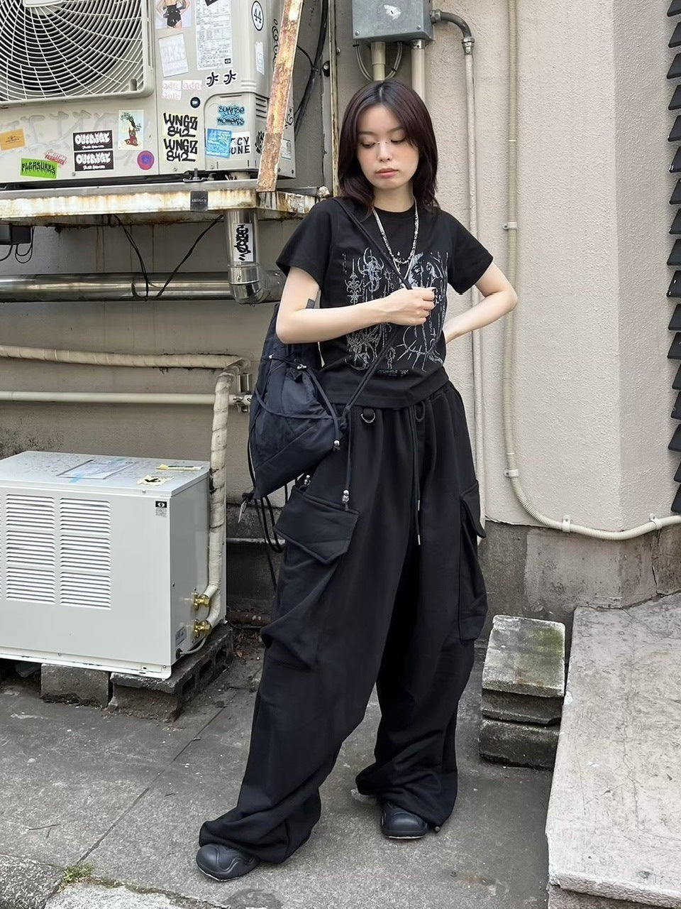 受注制【nmtc +】tattoo crop tee 2(2color)