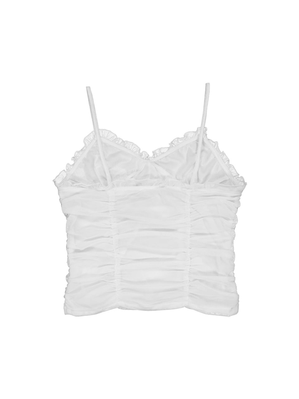 【SETUP‐EXE】MESH SHIRRING SLEEVELESS