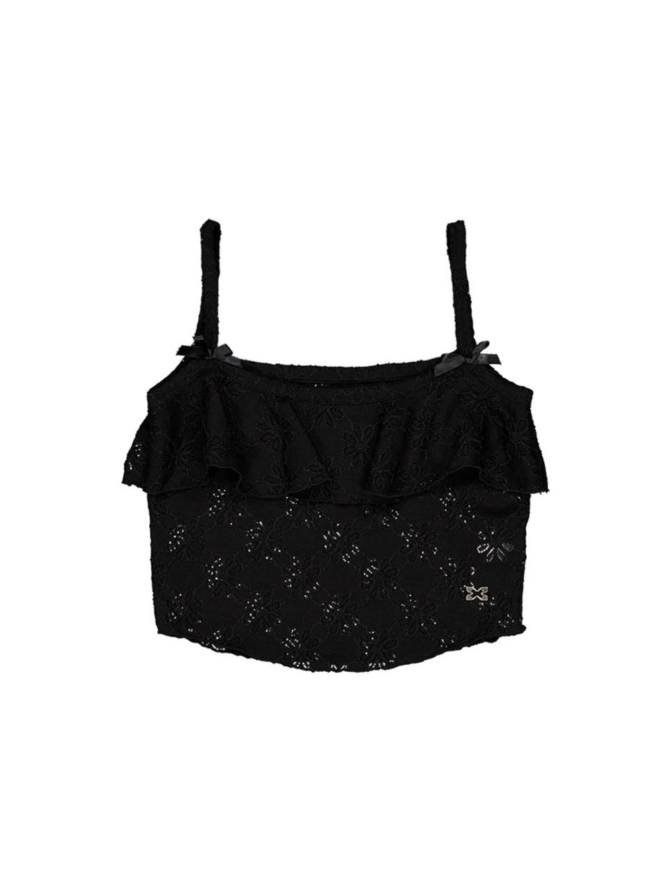 【SETUP‐EXE】FLOWER FRILL SLEEVELESS