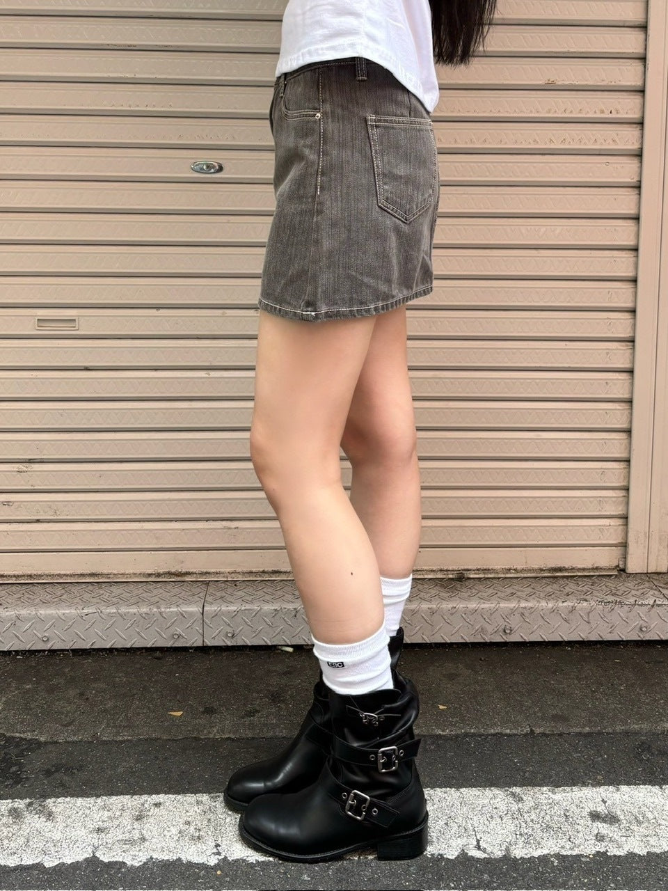 受注制【OaKS】square mini skirt