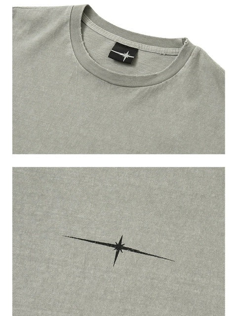 【TILLDAWN】CIRCLE PIGMENT 1/2 SLEEVE