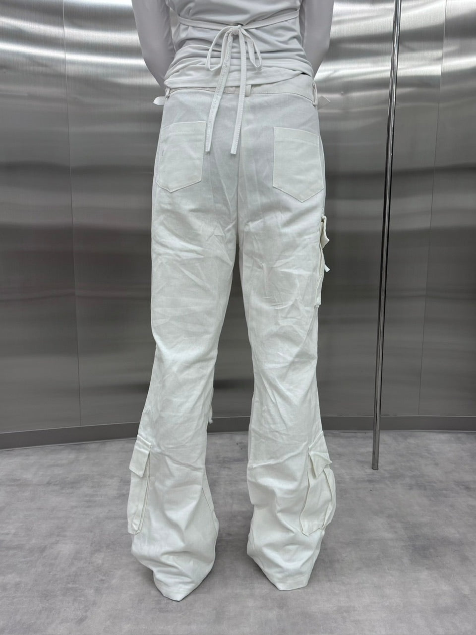 【nmtc +】slim fit pocket cargo pants (2color)