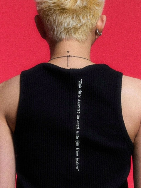 【SCHISM INDUCING】MUSCLE TANK TOP