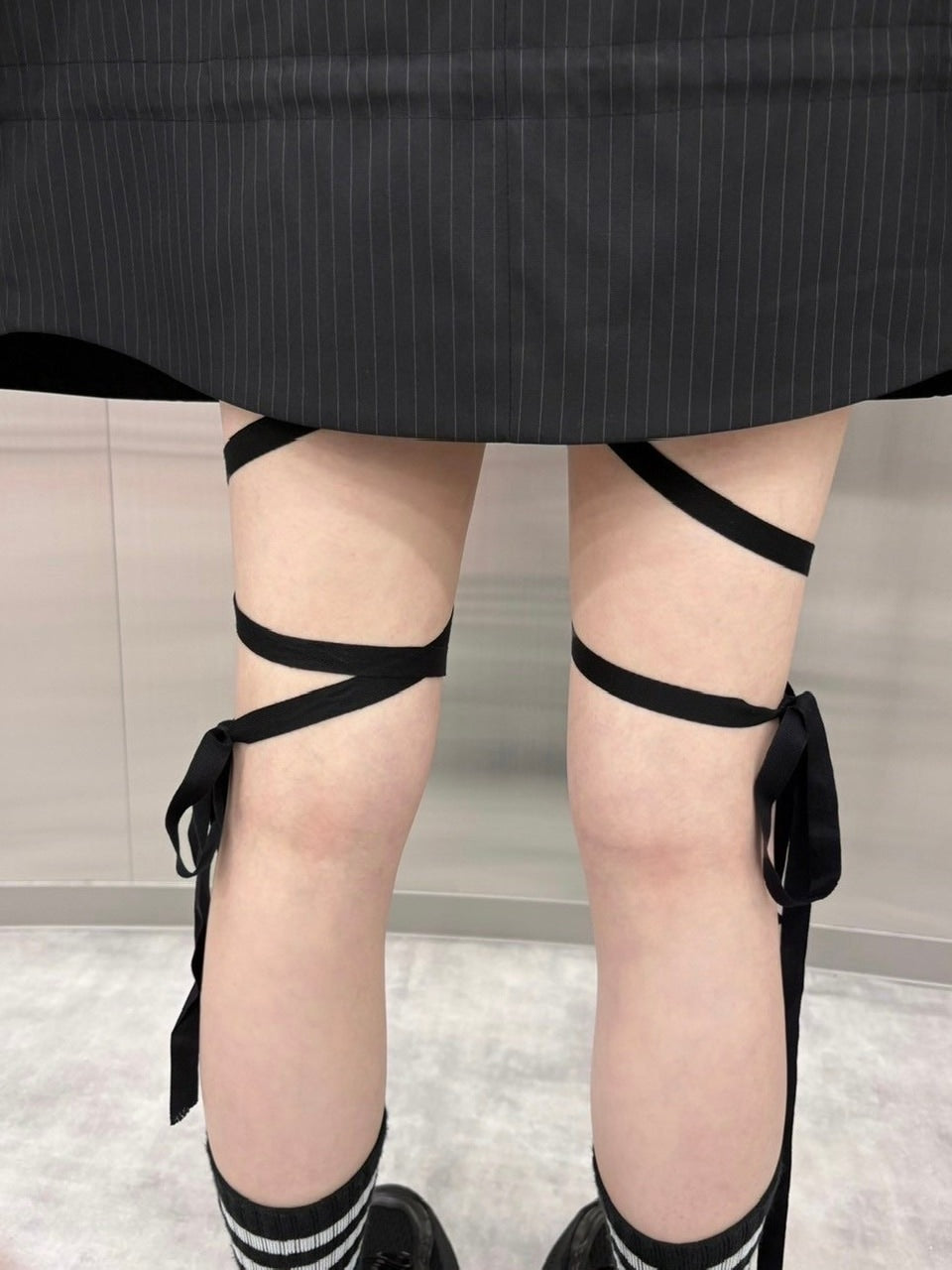 受注制【nmtc +】ribbon leggings (2color)