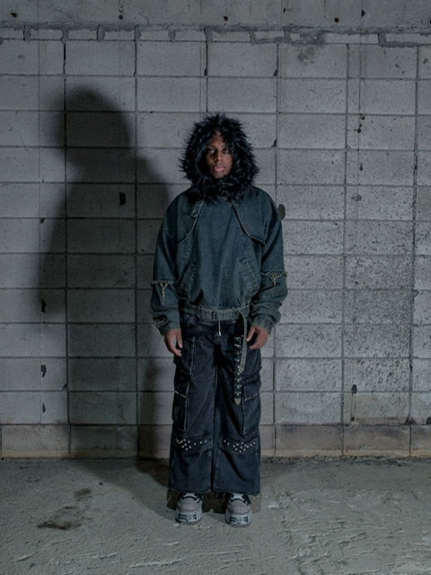 【DIG YOUR OWN GRAVE】DENIM PULLOVER (2color)