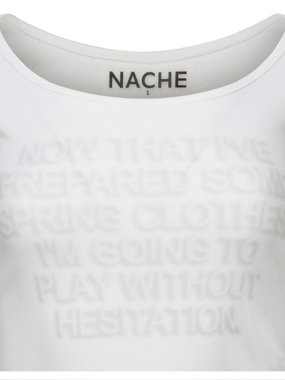 【NACHE】CONVEX PRINTED T-SHIRT