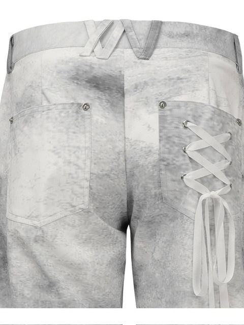 【NACHE】RACE UP PRINTED PANTS